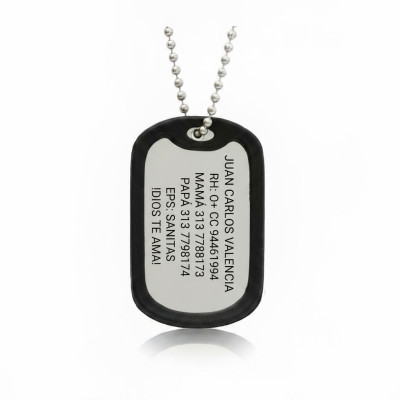 Classic identification plate