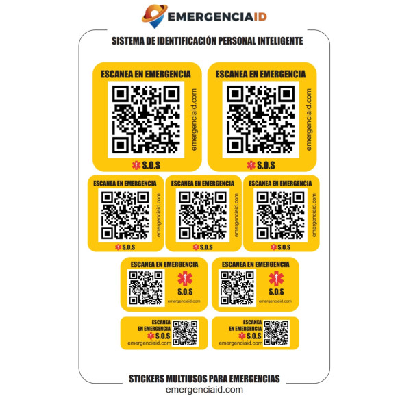 Sticker inteligente de localización e identificación